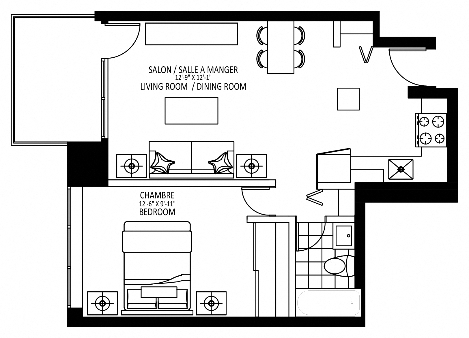 1101 Rue Rachel Est 1-2 Beds Apartment for Rent - Photo Gallery 10